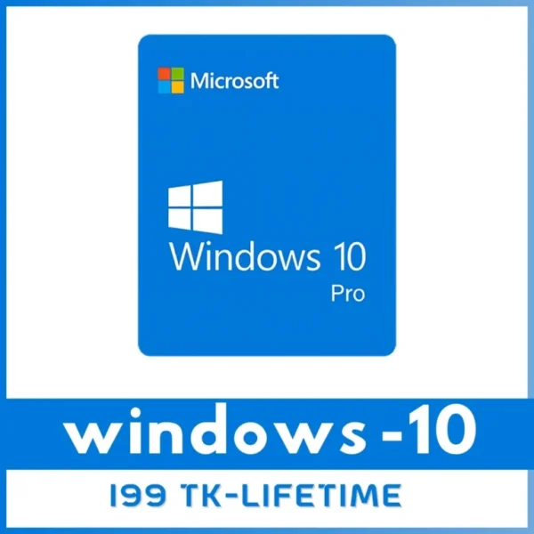 Windows 10 Pro – Activated Forever, No Expiry
