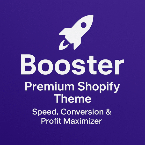 🚀 Booster Premium Shopify Theme – Speed, Conversion & Profit Maximizer