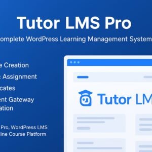 Tutor LMS Pro – Complete WordPress Learning Management System
